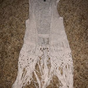 Bohemian fringe vest
